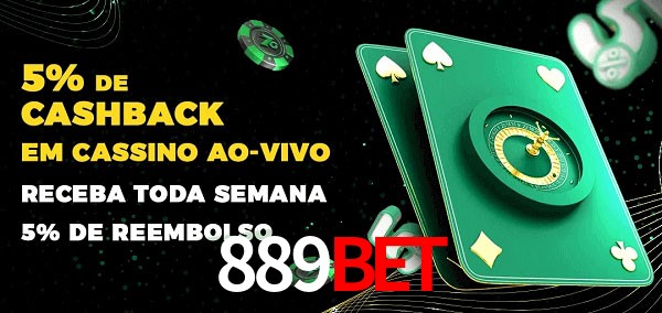 Promoções do cassino ao Vivo 889BET